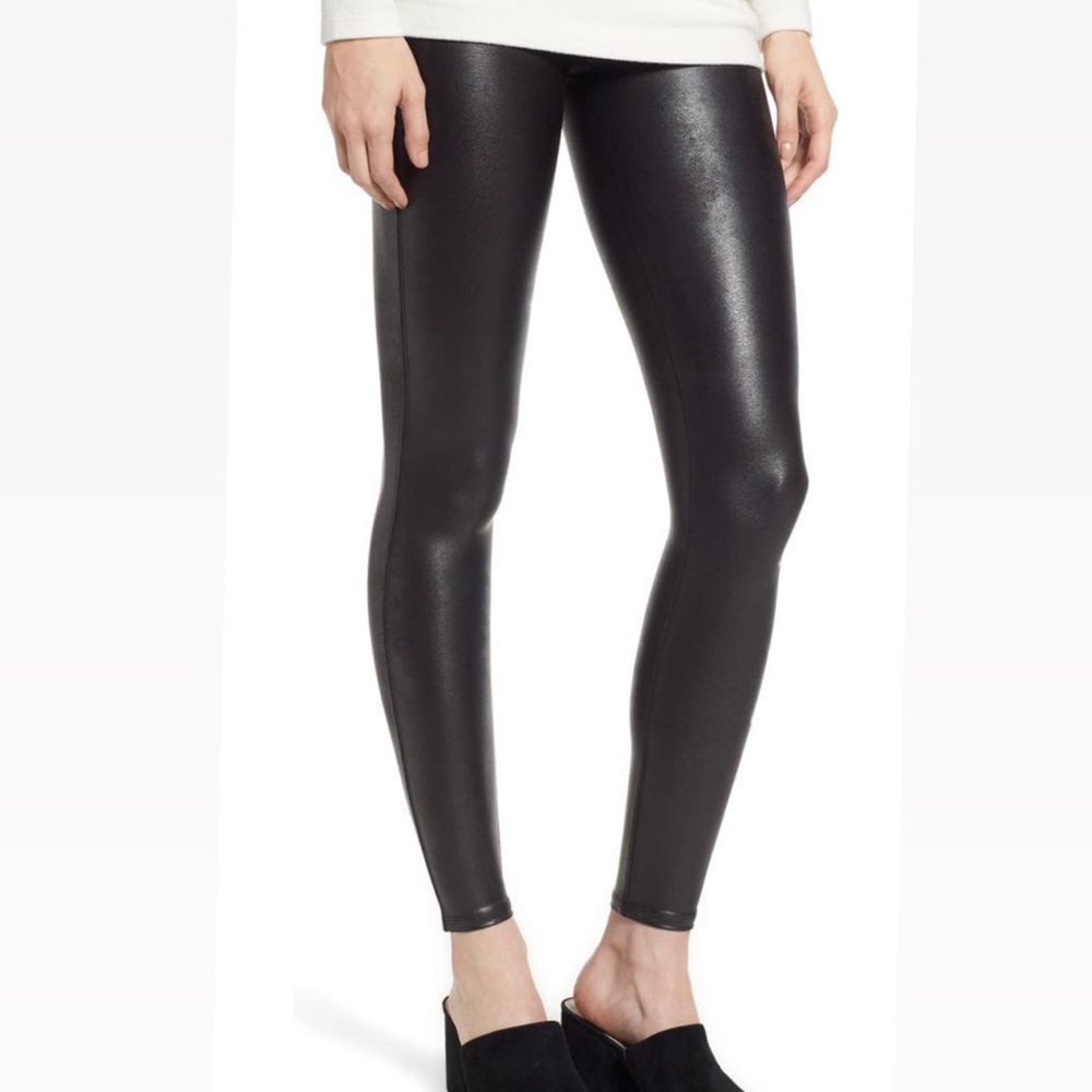 Spanx Faux Leather Leggings NWT